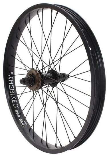 BMX achterwiel KHE PRISM 20 inch zwart
