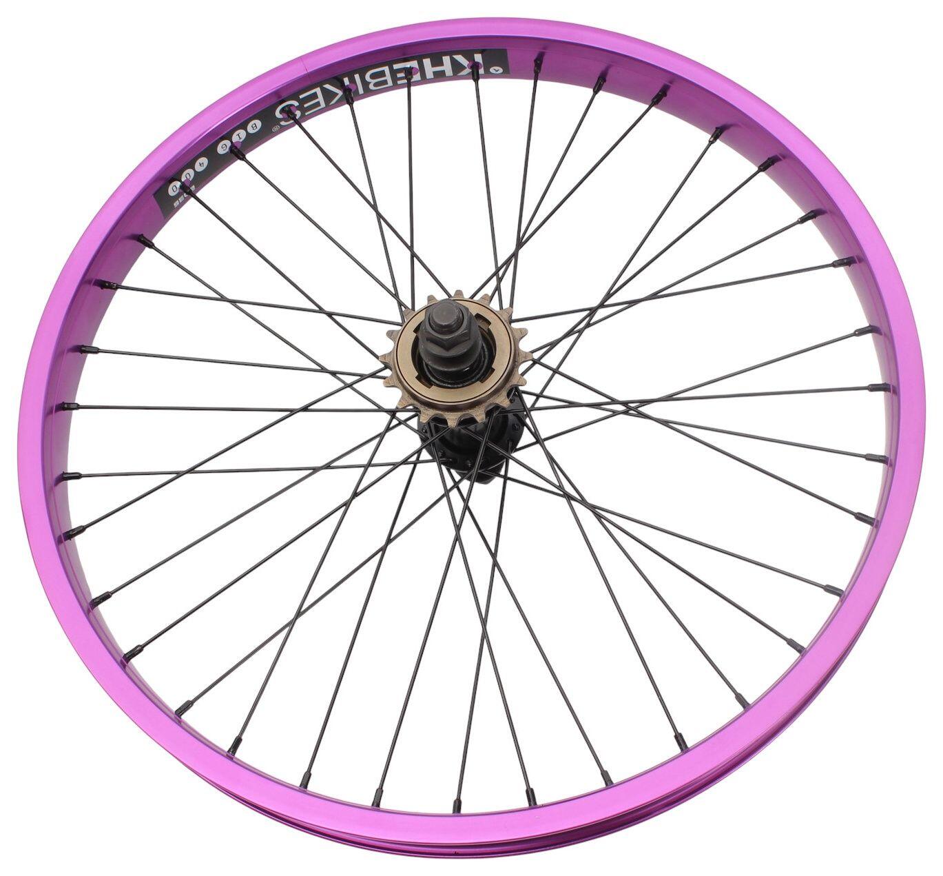 Roue arrière BMX KHE PRISM 20 pouces violette 7/7