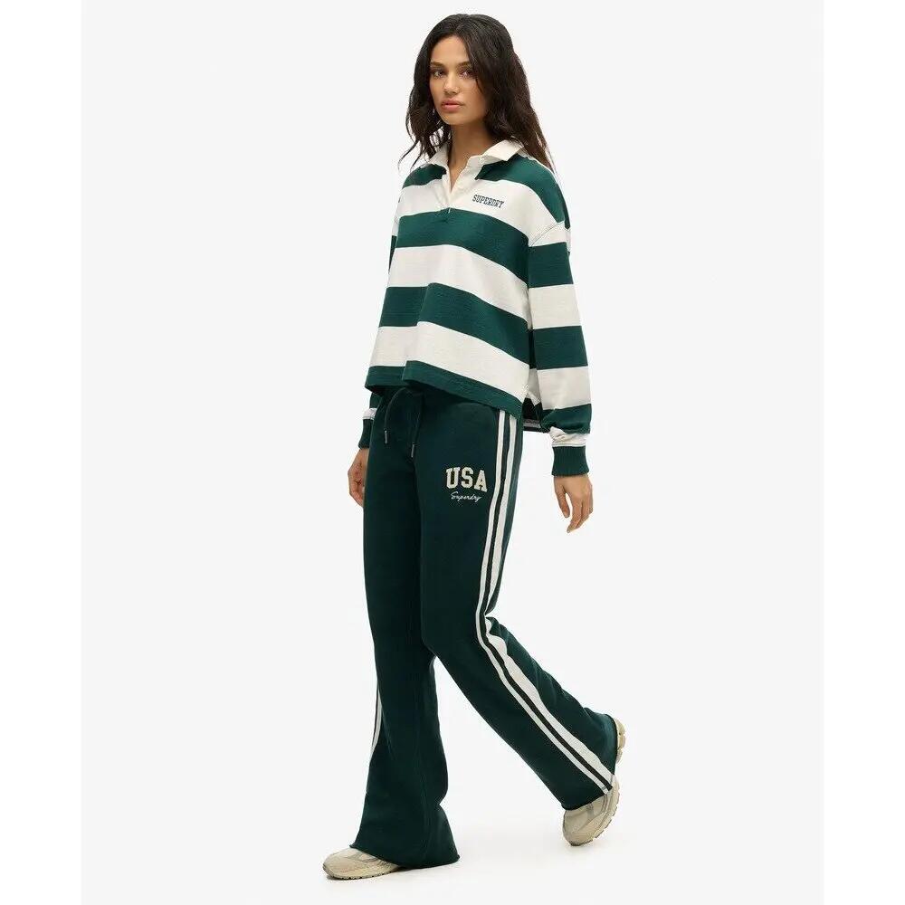 Calças de jogging para mulher Superdry Ath Ess Stripe Flare 6/7