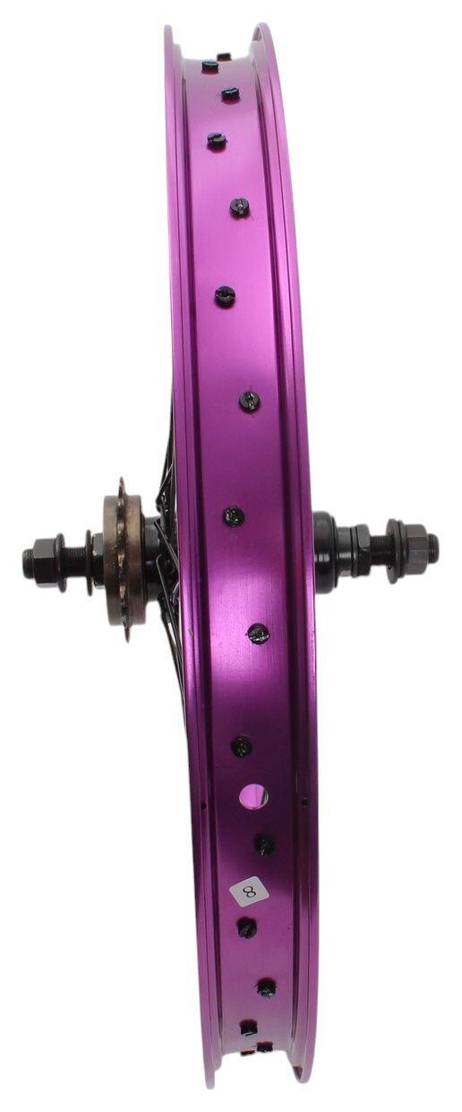 Roue arrière BMX KHE PRISM 20 pouces violette 4/7