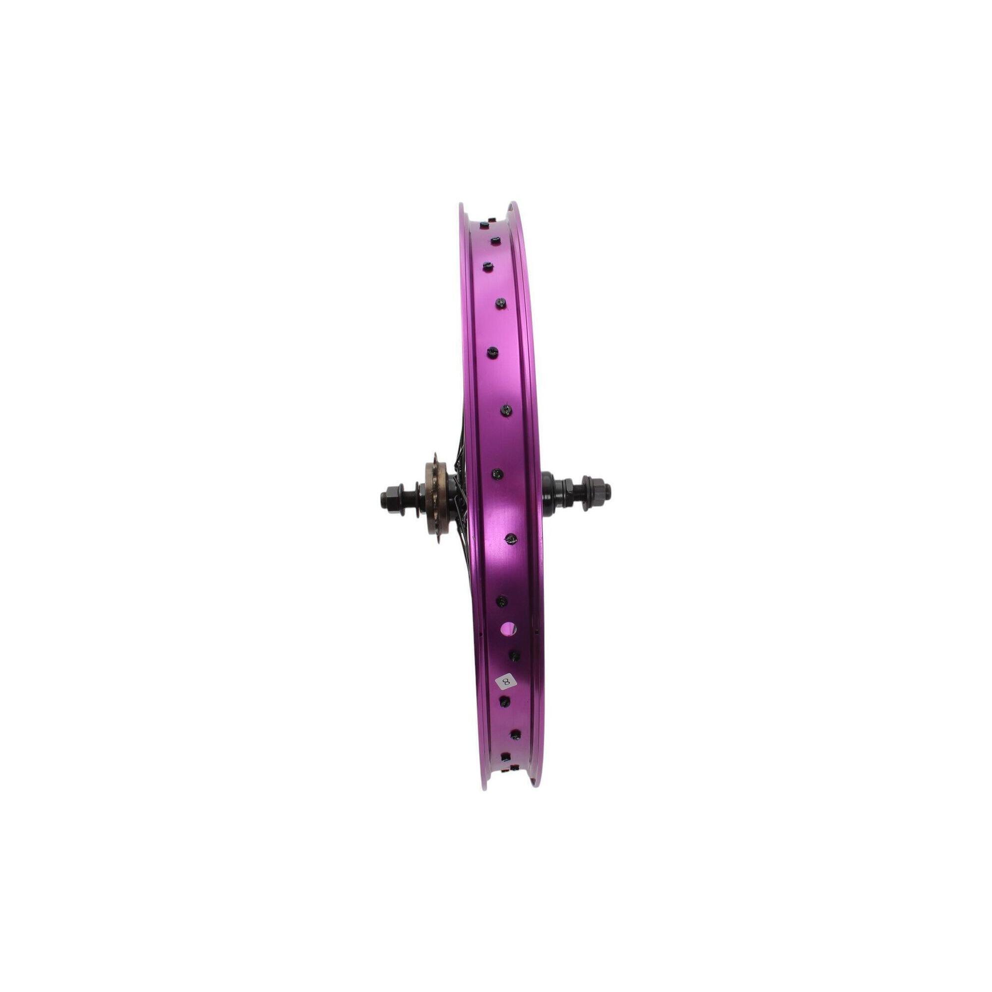 Roată spate BMX KHE PRISM 20 inch mov