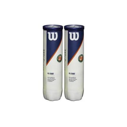 Bipack de 4 pelotas de tenis Wilson Roland Garros All Court