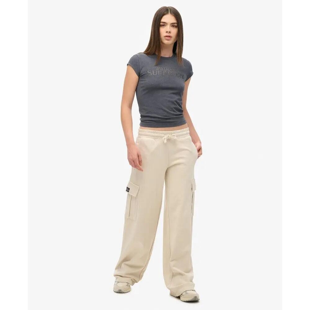 Pantalon de jogging large à poche cargo femme Superdry Vintage Athletic Essentia 2/6