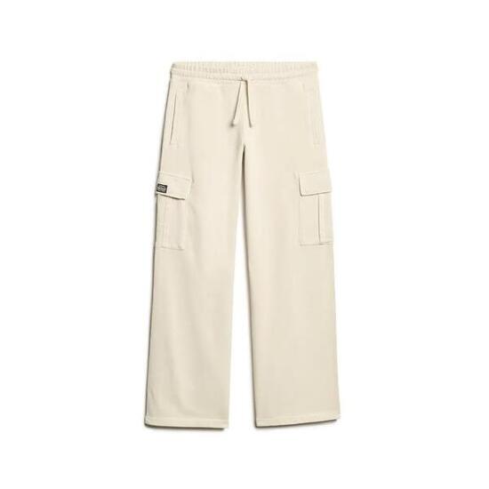 Szerokie damskie spodnie dresowe z kieszenią cargo Superdry Vintage Athletic Ess