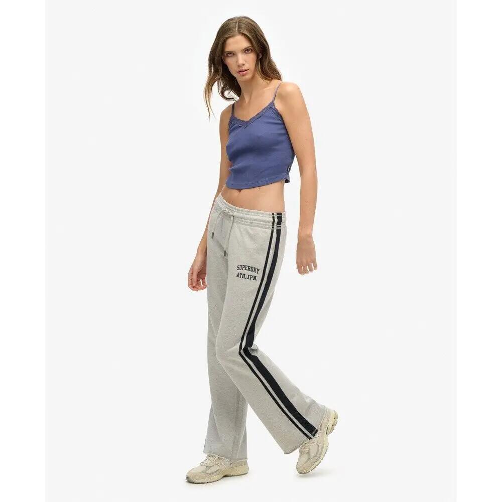 Gestreifte Damen-Jogginghose mit Schlag Superdry Athletic Essentials 5/5