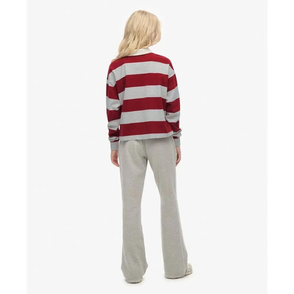 Vrouwelijke geborduurde flare joggingbroek Superdry Athletic 5/7