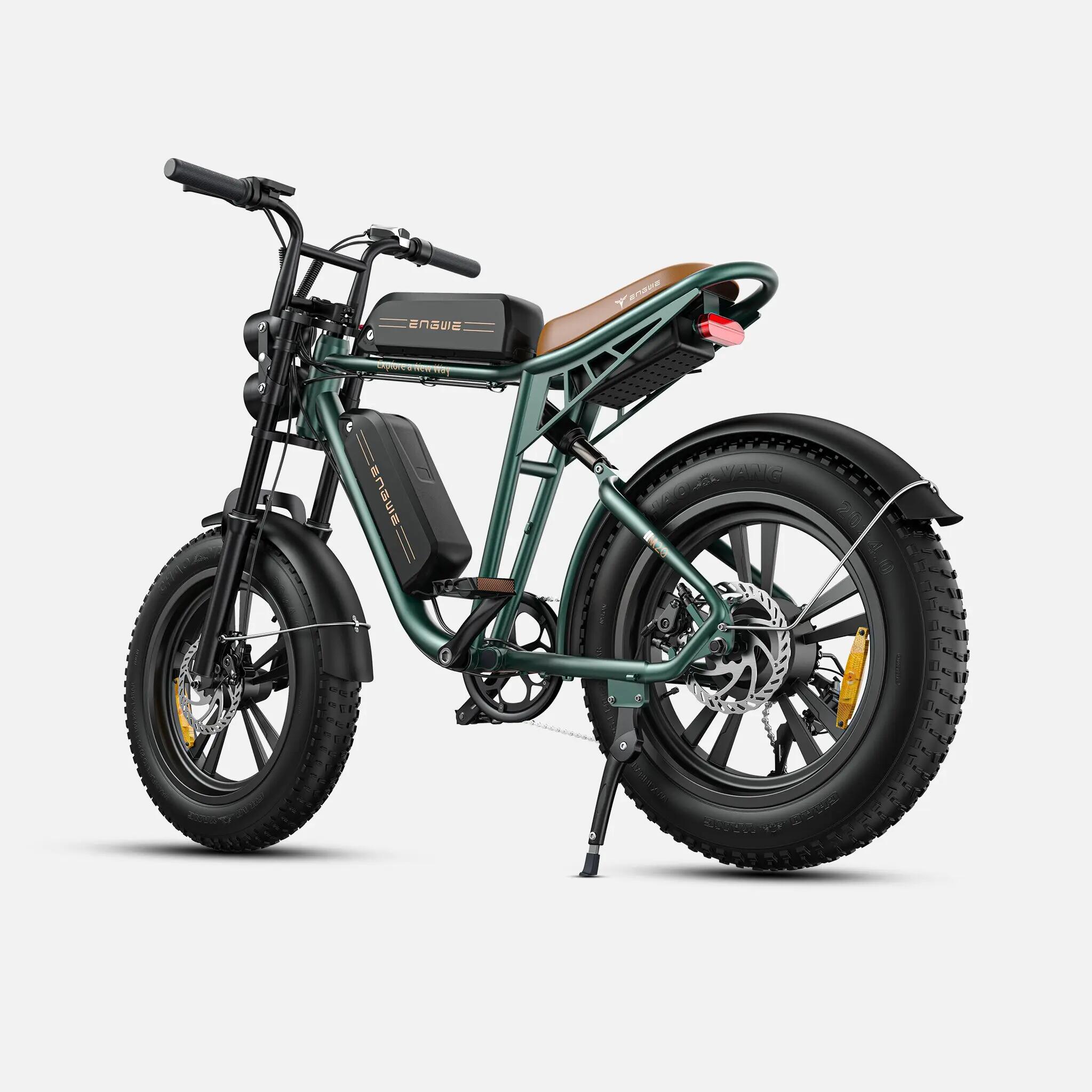 Elektrické kolo pro dospělé se M20 dvěma bateriemi 48V 26Ah a pneumatikami 20" 3/4