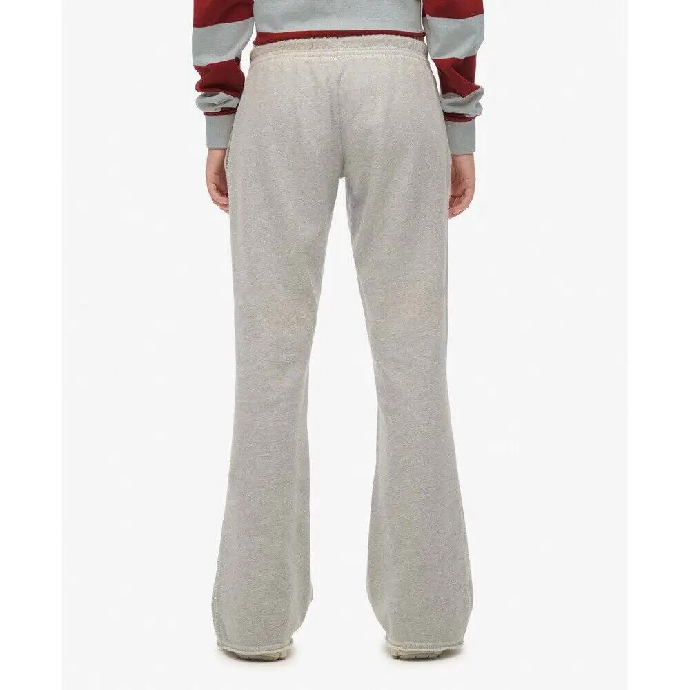 Vrouwelijke geborduurde flare joggingbroek Superdry Athletic 4/7