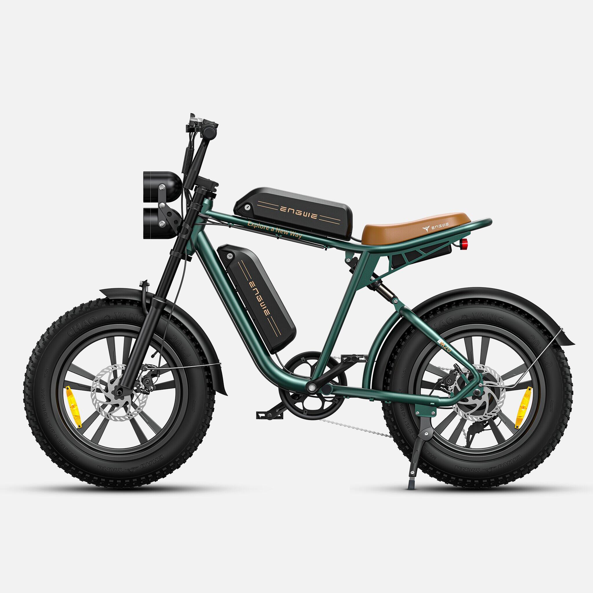 M20 este o bicicletă electrică pentru adulți，cu două baterii de 48V 26Ah，20x4.0”