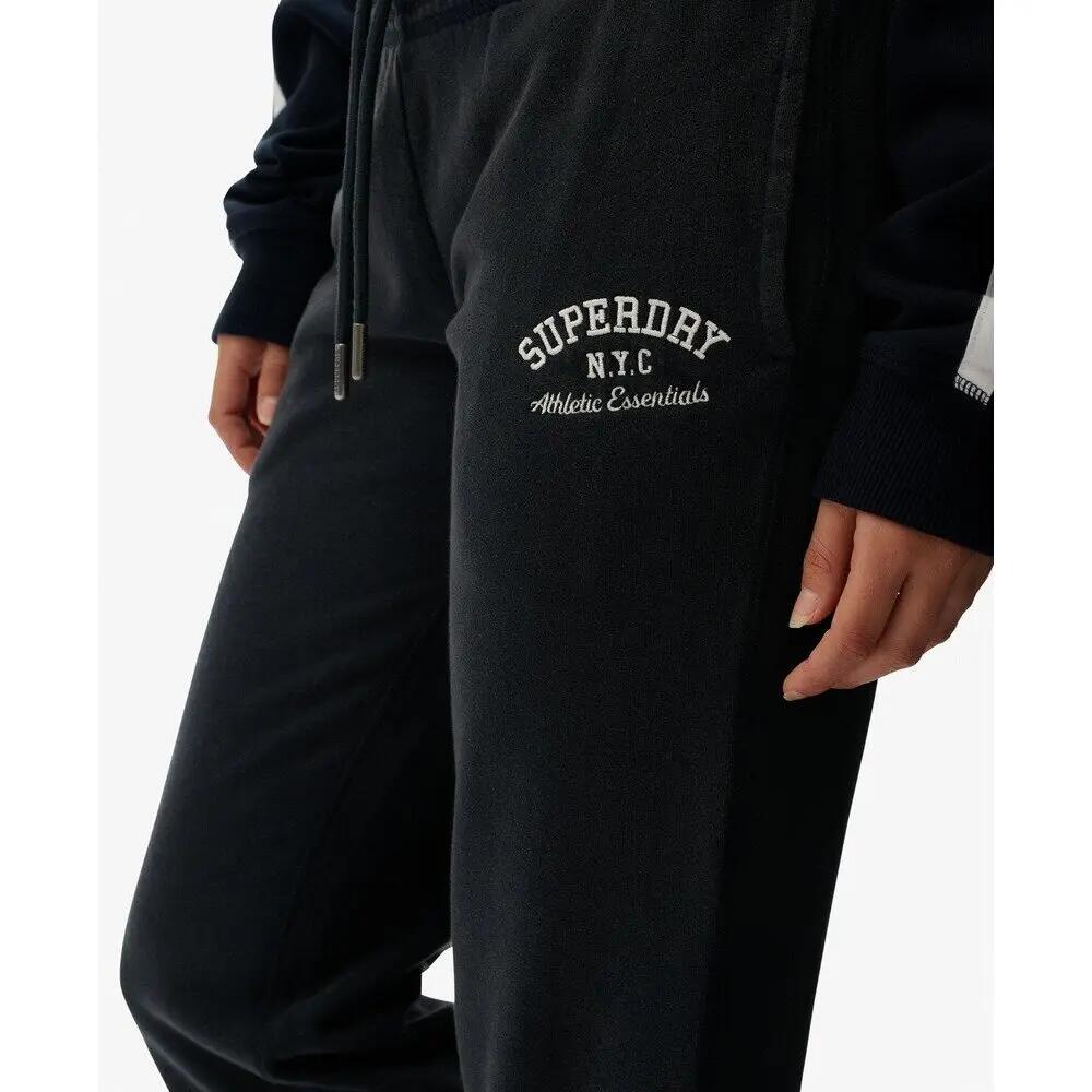 Pantaloni da jogging a zampa d'elefante ricamati per donna Superdry Athletic 6/7