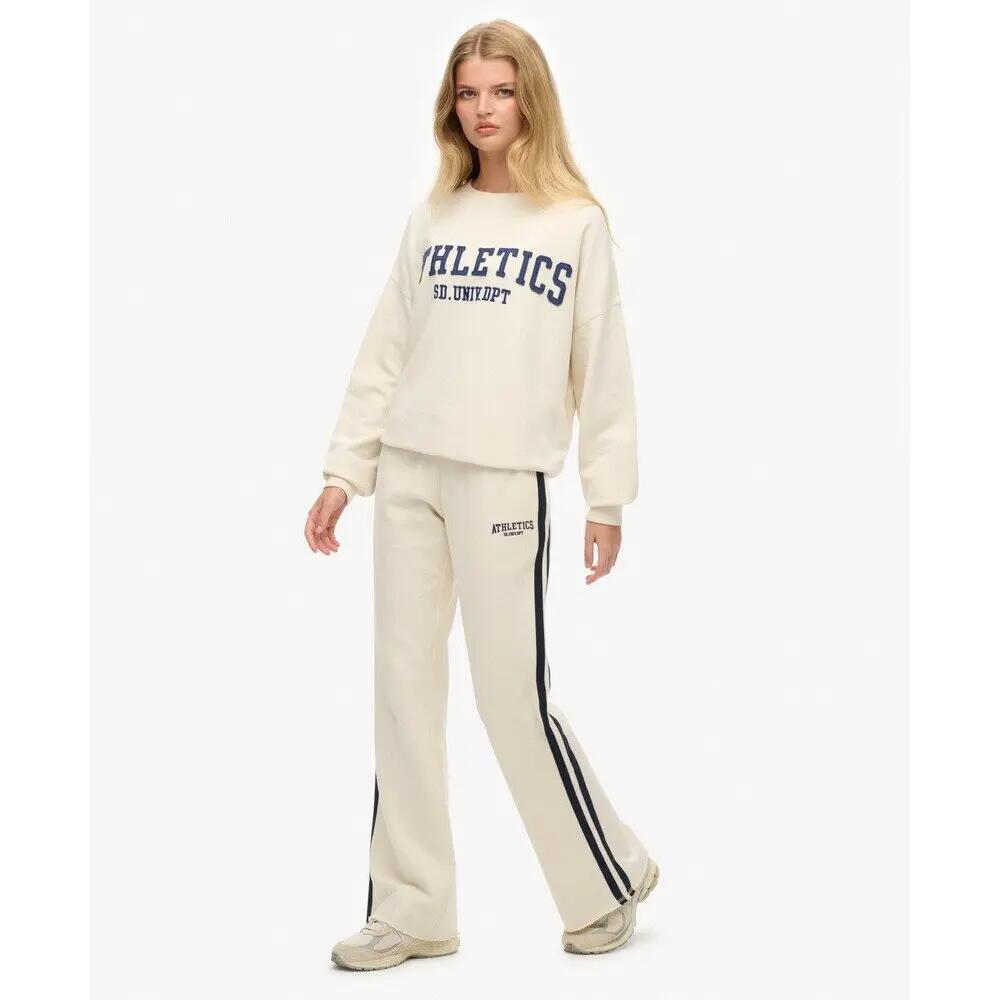 Gestreifte Damen-Flared-Jogginghose Superdry Athletic 4/7