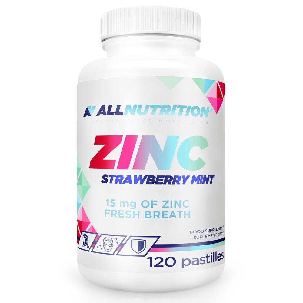 Allnutrition Zinc 120 Pastilles strawberry mint