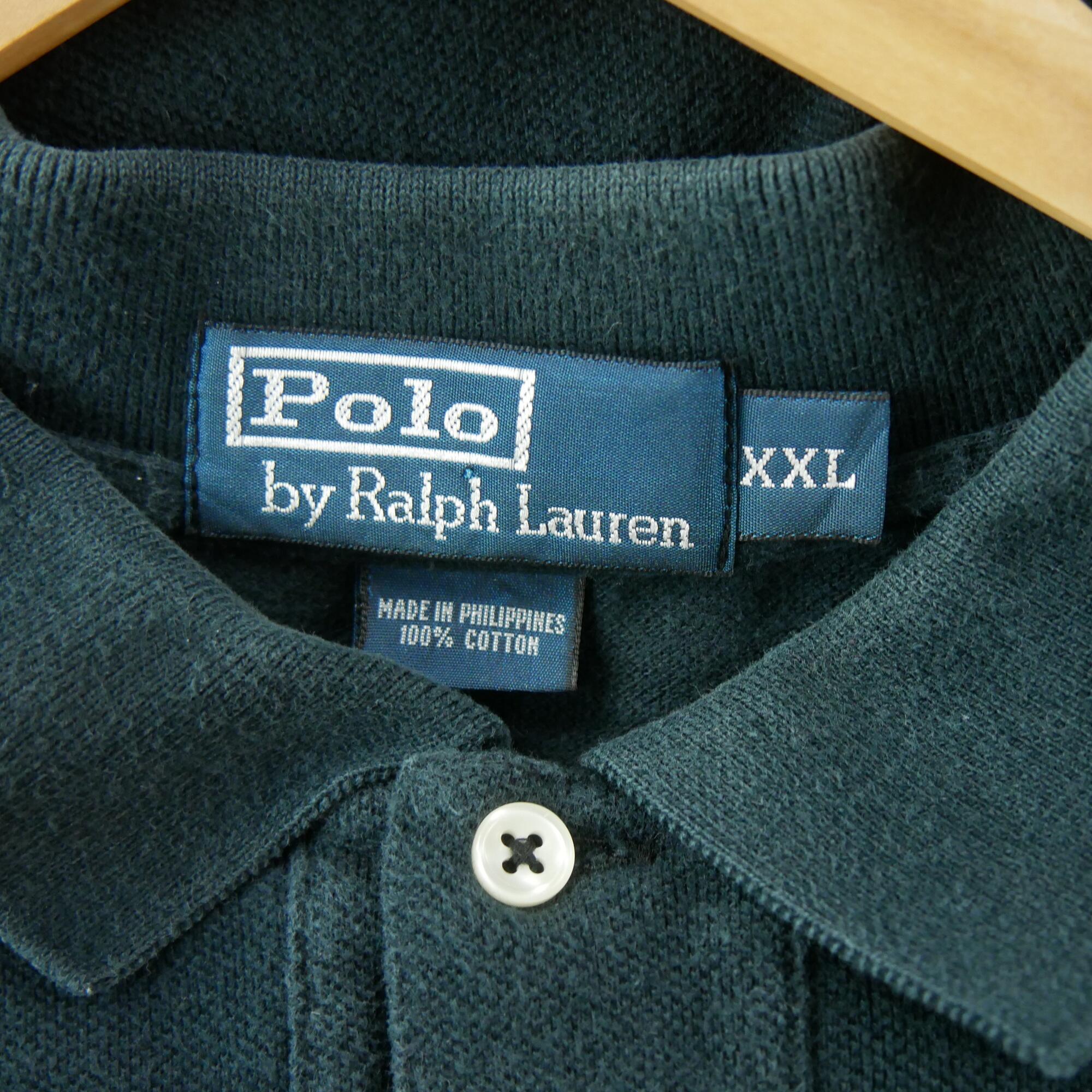 Seconde vie - Polo manches longues Homme  Noir - Bon état 6/6