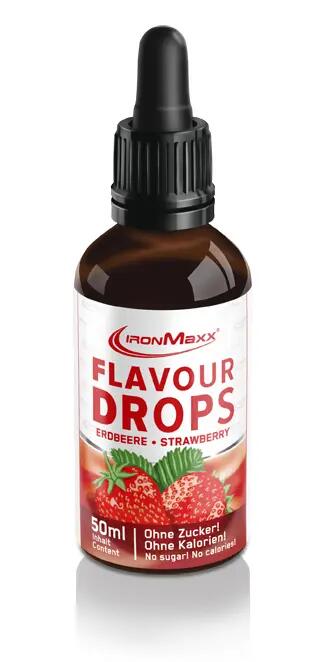 IronMaxx Flavour Drops 50ml Strawberry 3/7