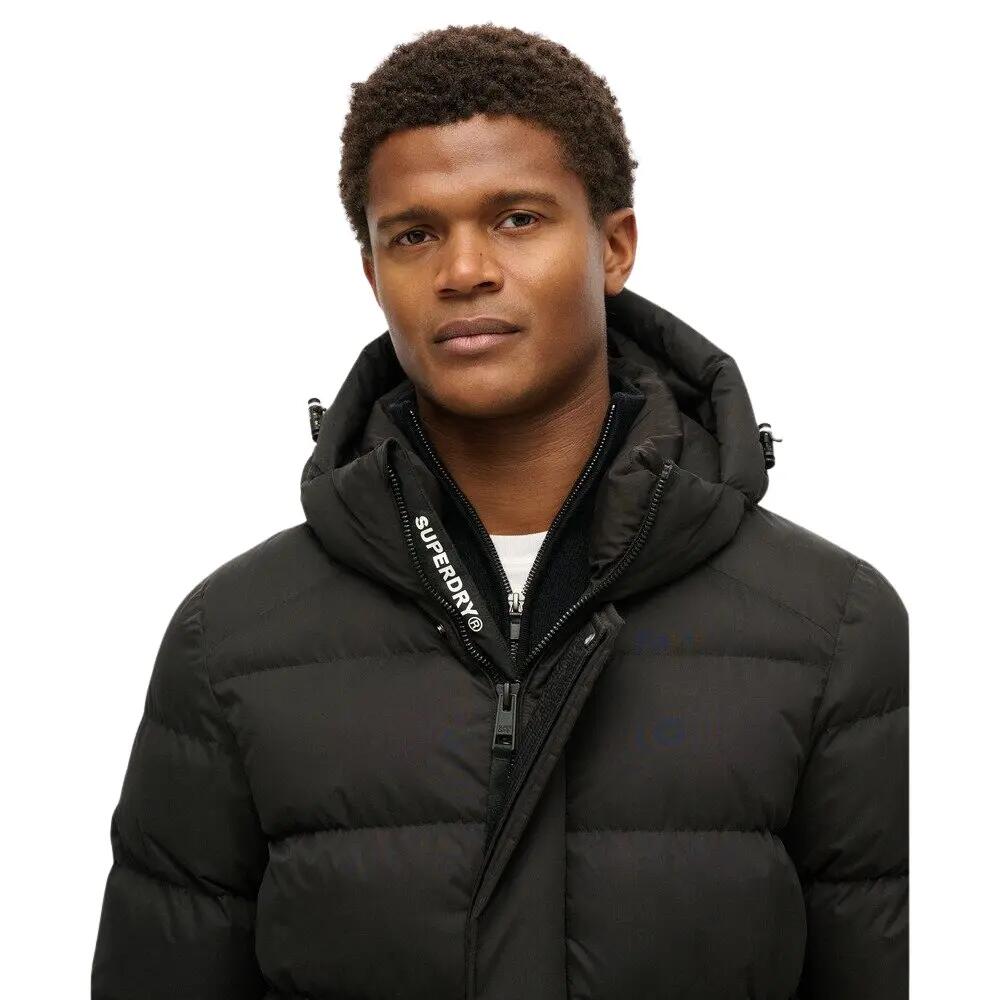 Microvezel donsjack met capuchon Superdry 4/5