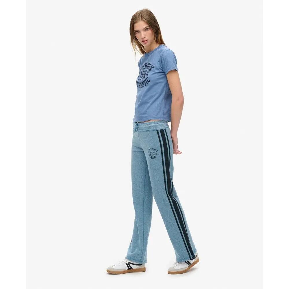 Gestreifte Damen-Jogginghose mit Schlag Superdry Athletic Essentials 4/5