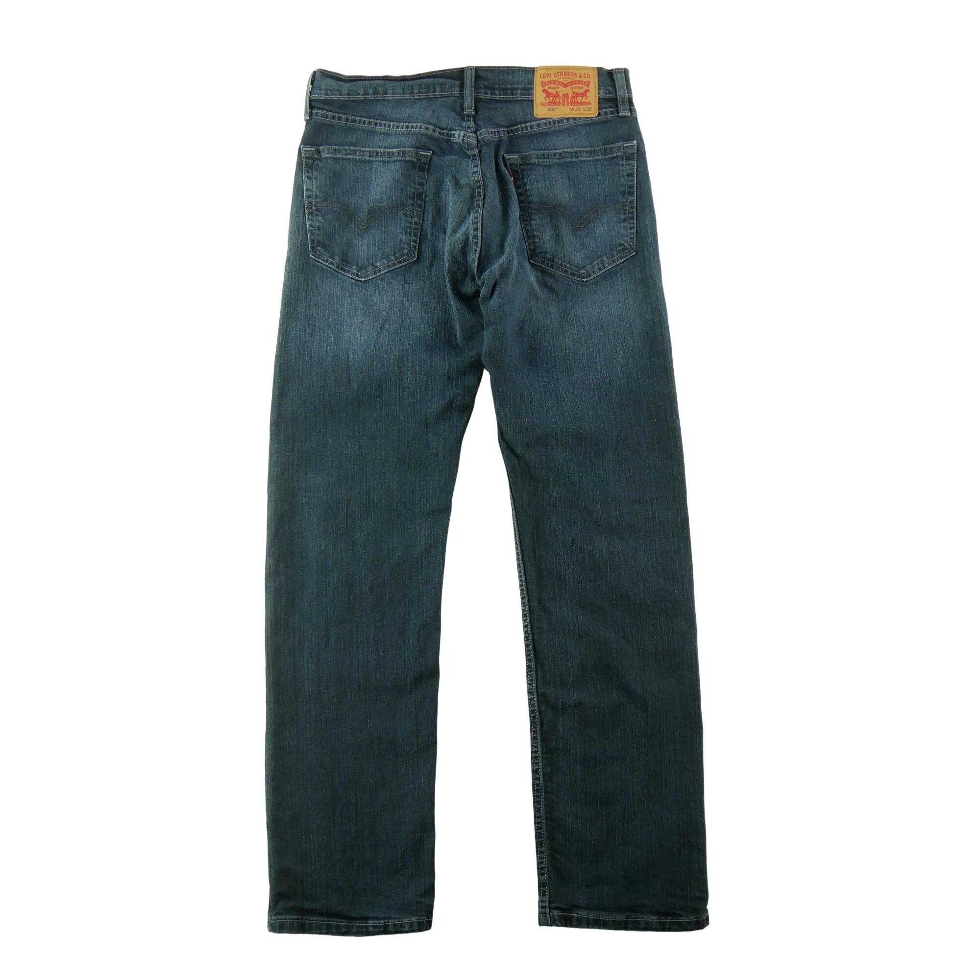 Second life - Levi Strauss spodnie męskie jeansy 505 regular - Jak nowy 2/7
