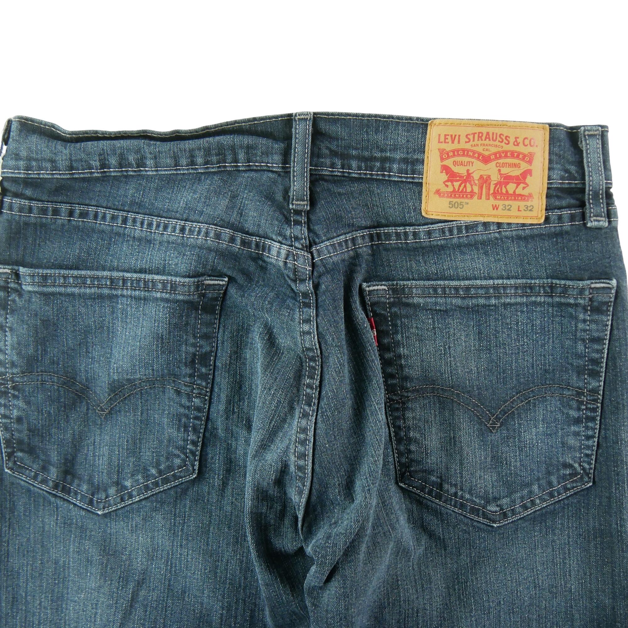 Second life - Levi Strauss spodnie męskie jeansy 505 regular - Jak nowy 4/7