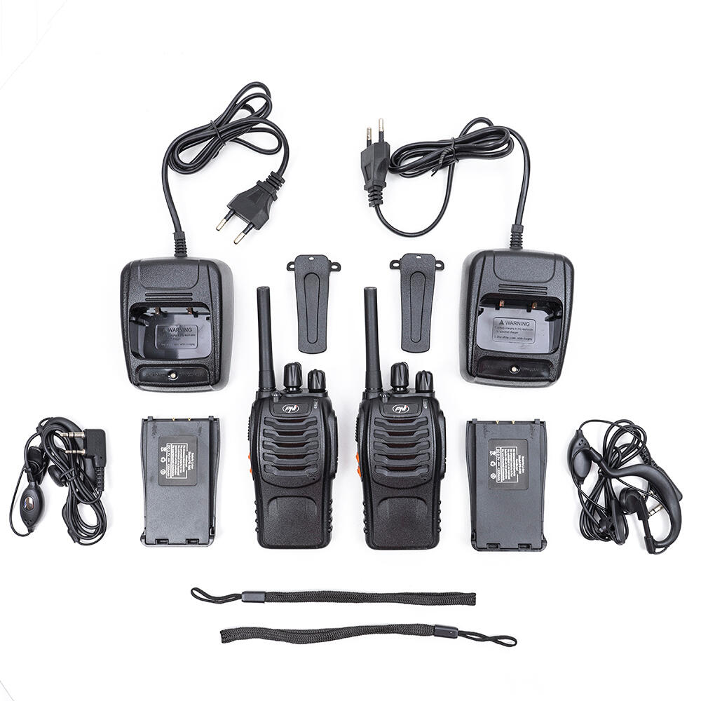 Pack 4 batteries Radio PNI PMR R40 PRO, chargeurs et écouteurs inclus 5/6