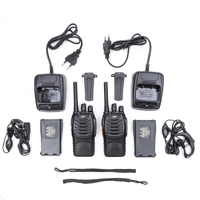 Pack 4 batteries Radio PNI PMR R40 PRO, chargeurs et écouteurs inclus