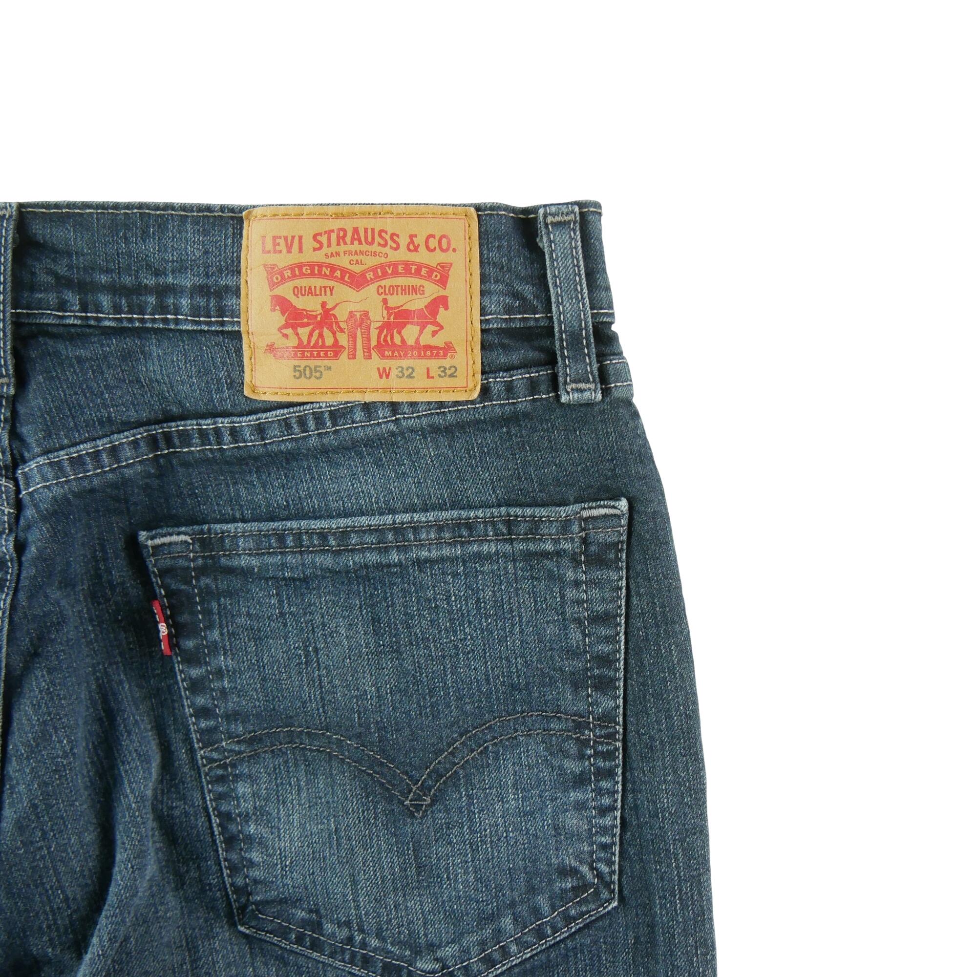 Second life - Levi Strauss spodnie męskie jeansy 505 regular - Jak nowy 6/7