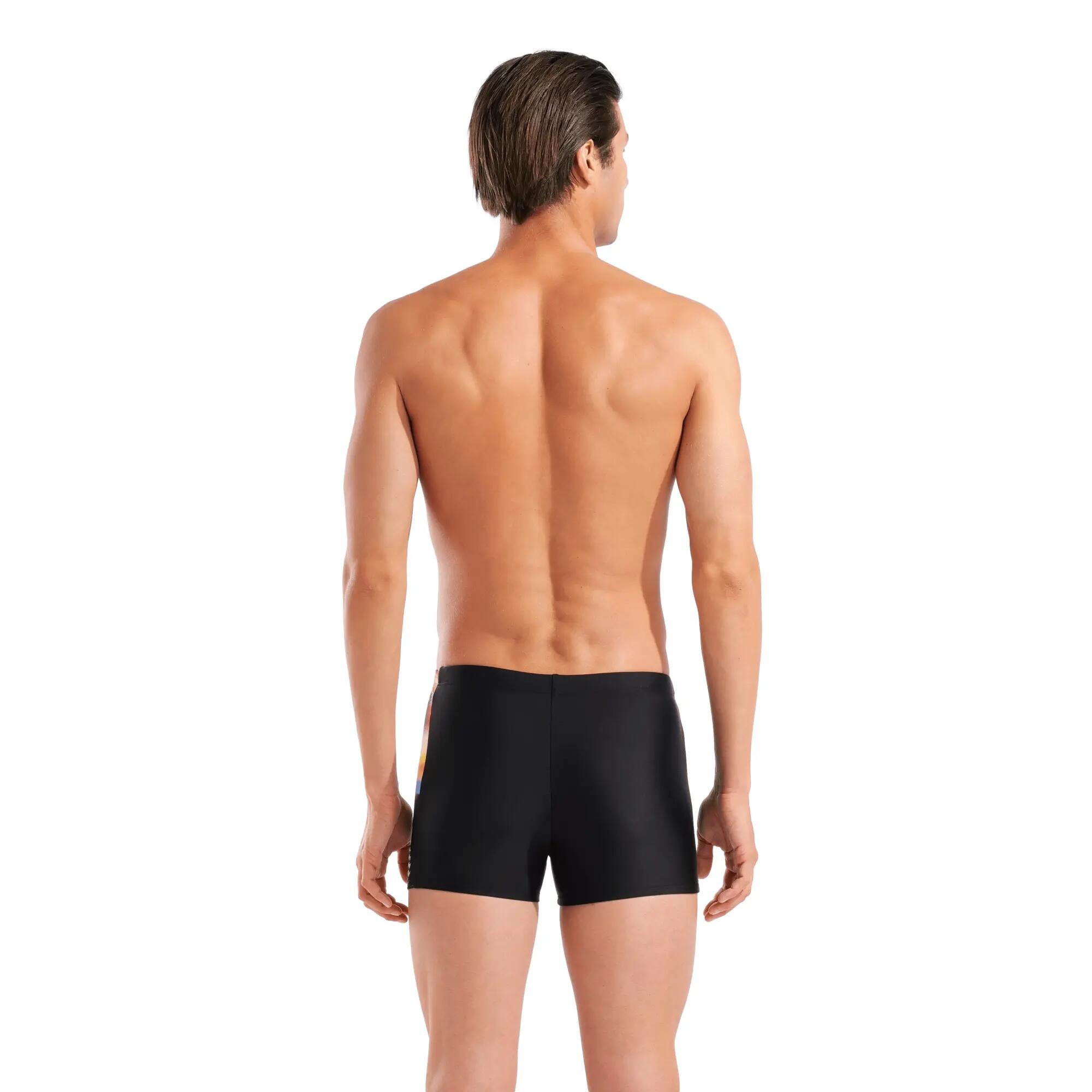 Bañador Arena Lit Logo Swim Negro/Multicolor 8/13