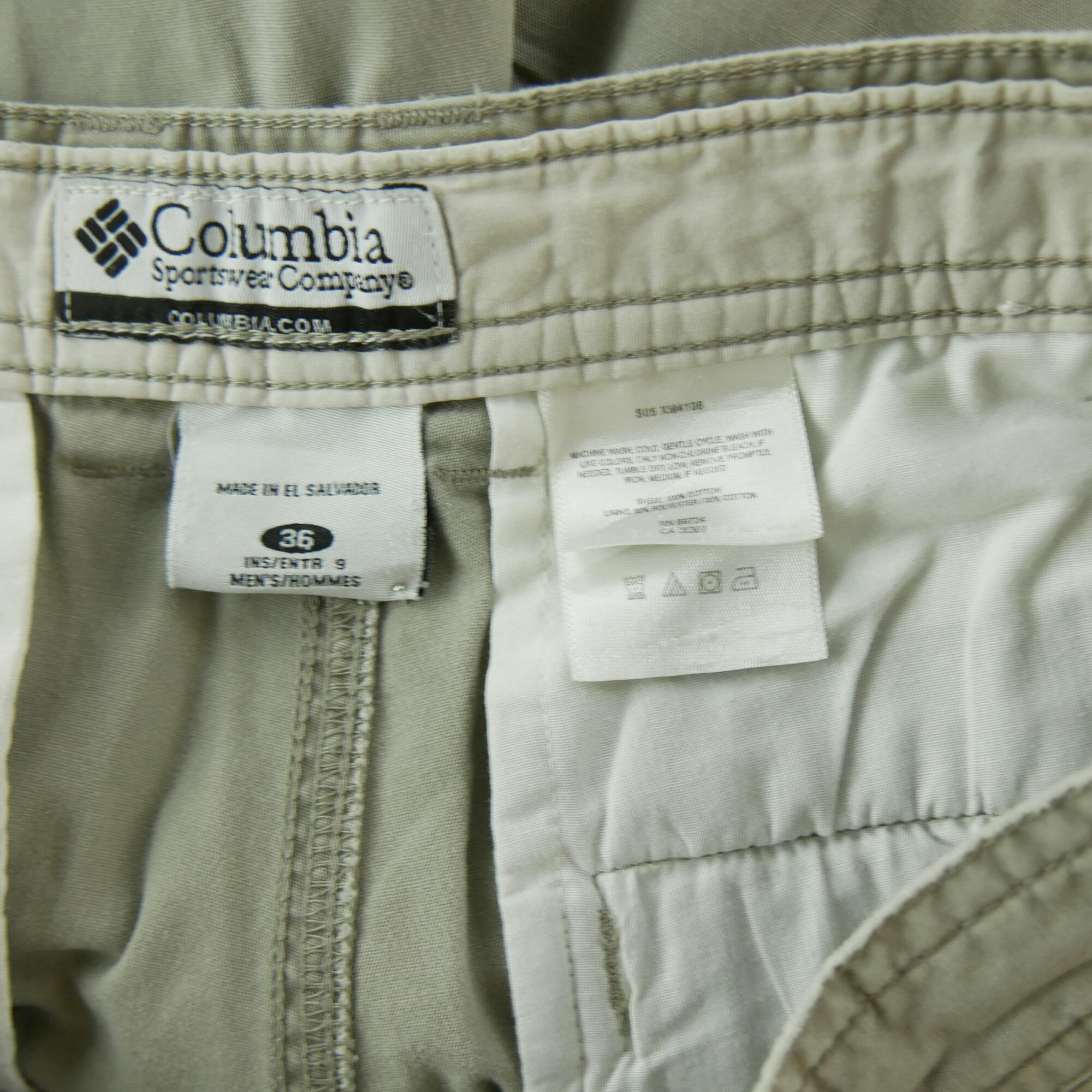 Second hand - Pantaloncini cargo uomo Columbia W36 - Stato buono 6/6