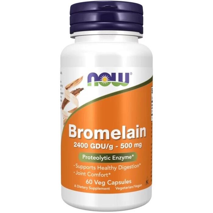 NOW Foods Bromelain 500mg 60 Vege Caps