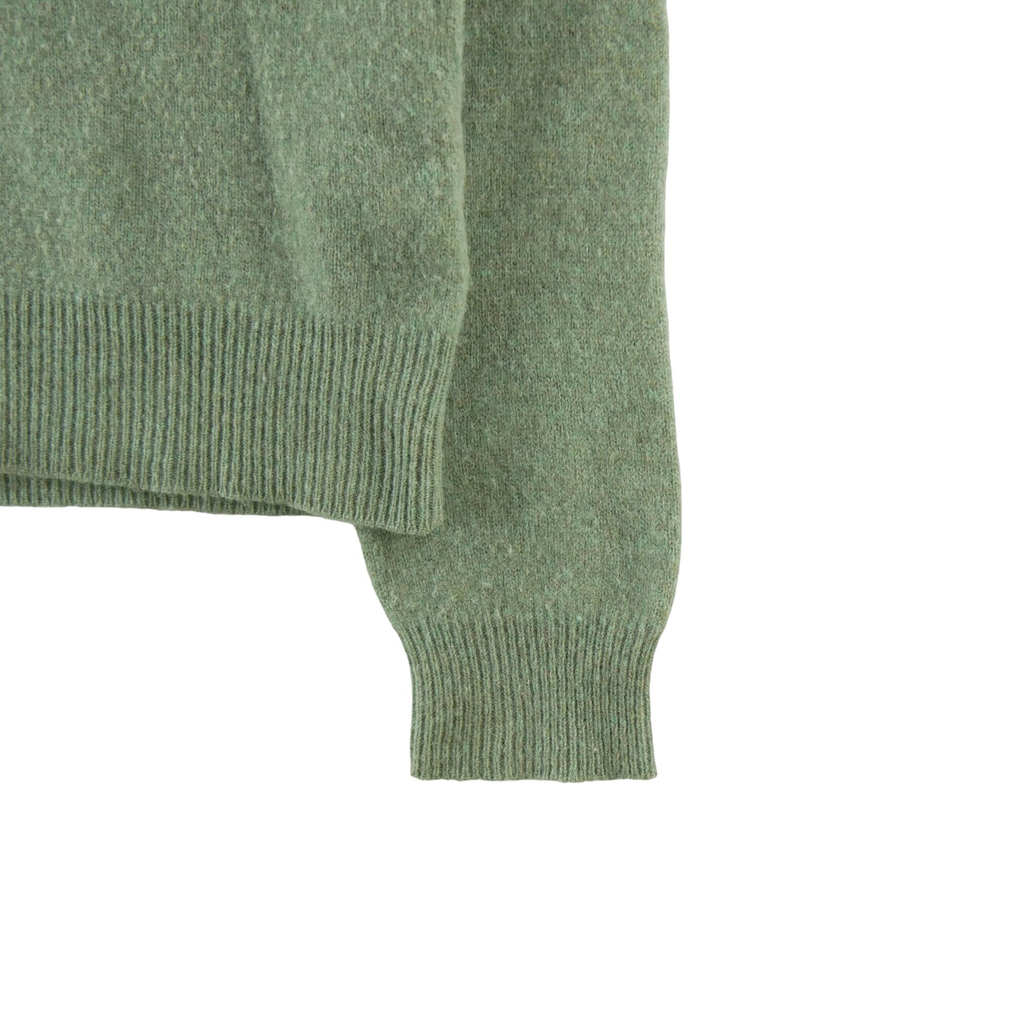 Seconde vie - Pull Homme  Col V Kaki - Excellent 4/6