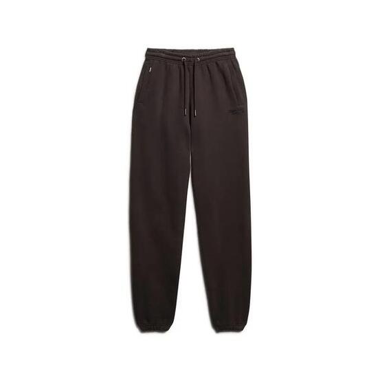 Damskie spodnie dresowe z logiem i ściągaczami przy kostkach Superdry Essential