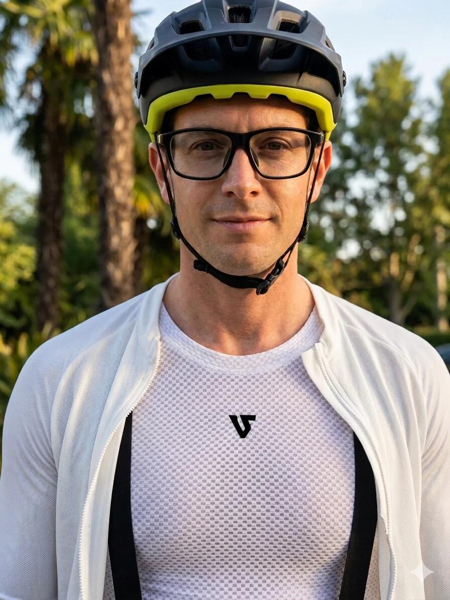 Canotta Tecnica Da Uomo In Mesh Ultraleggera Senza Maniche - Bianca 3/7