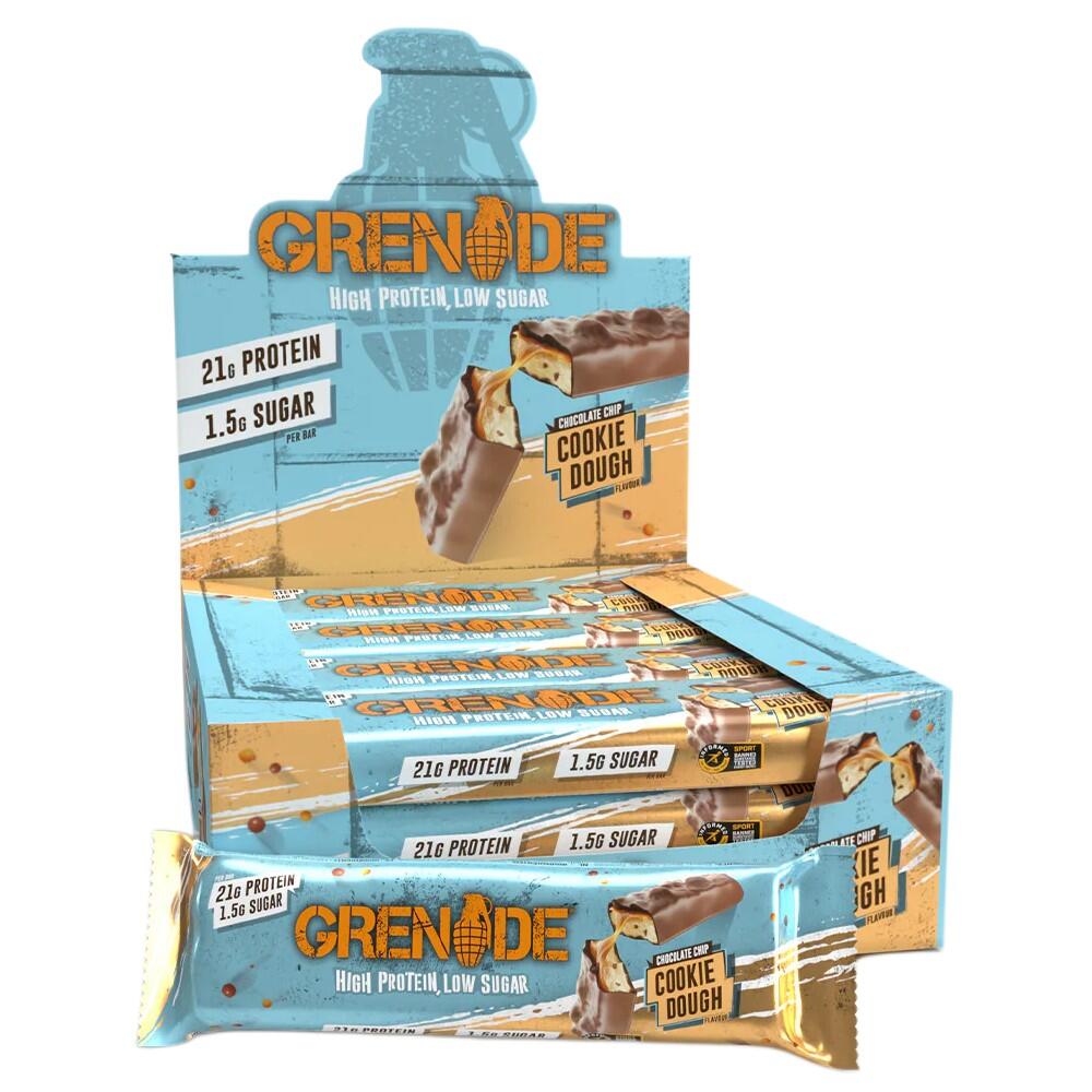 Grenade Carb Killa Bar 60g x12 Chocolate Chip Cookie Dough