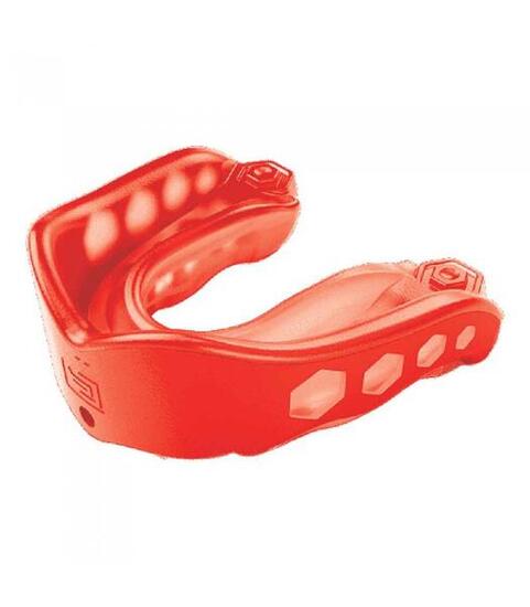 PROTÈGE-DENTS RUGBY ADULTE - GEL MAX ROUGE - SHOCK DOCTOR