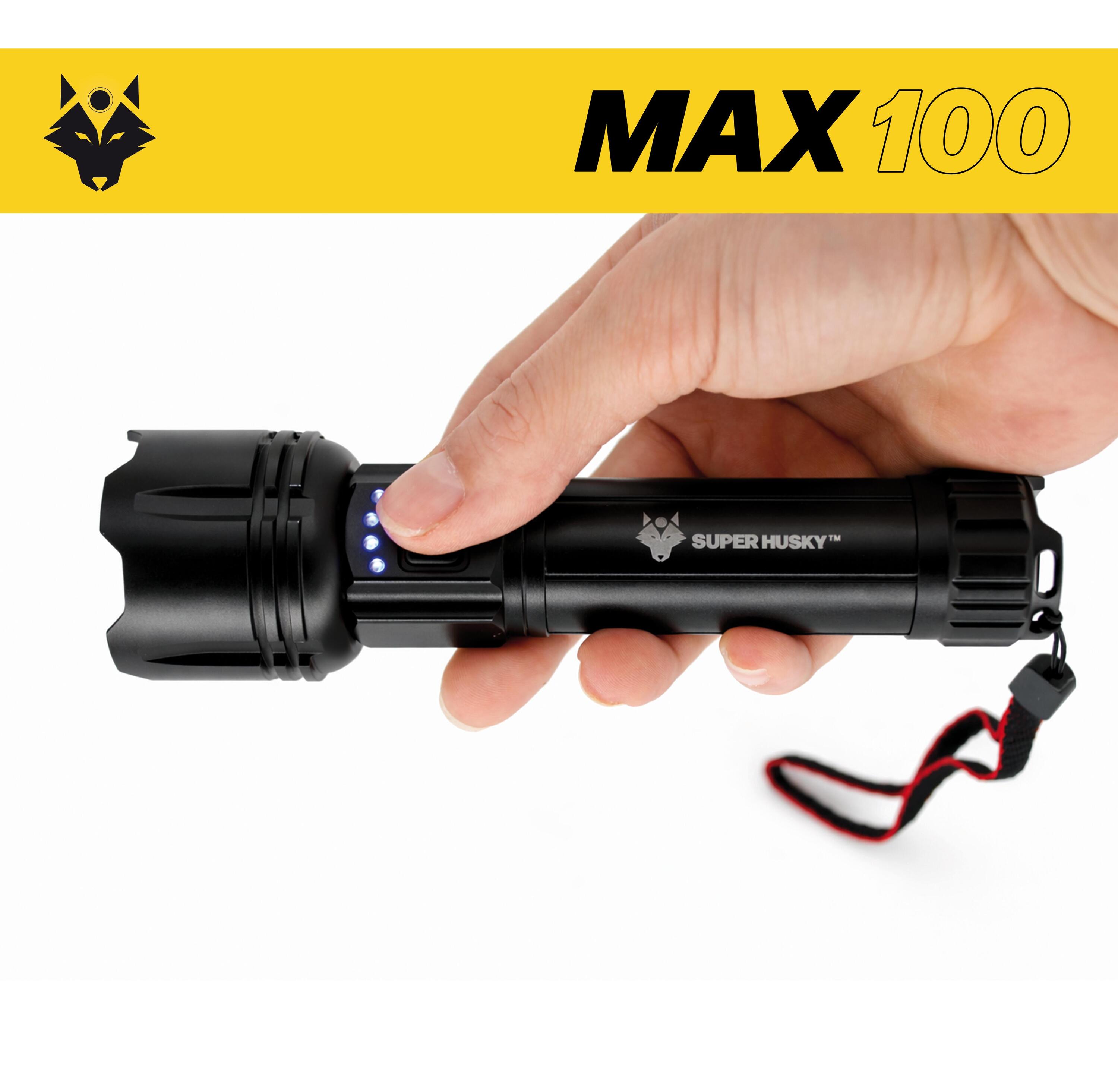 Lampe Torche Rechargeable MAX100 - 800 lm / Batterie française reconditionnée 3/8