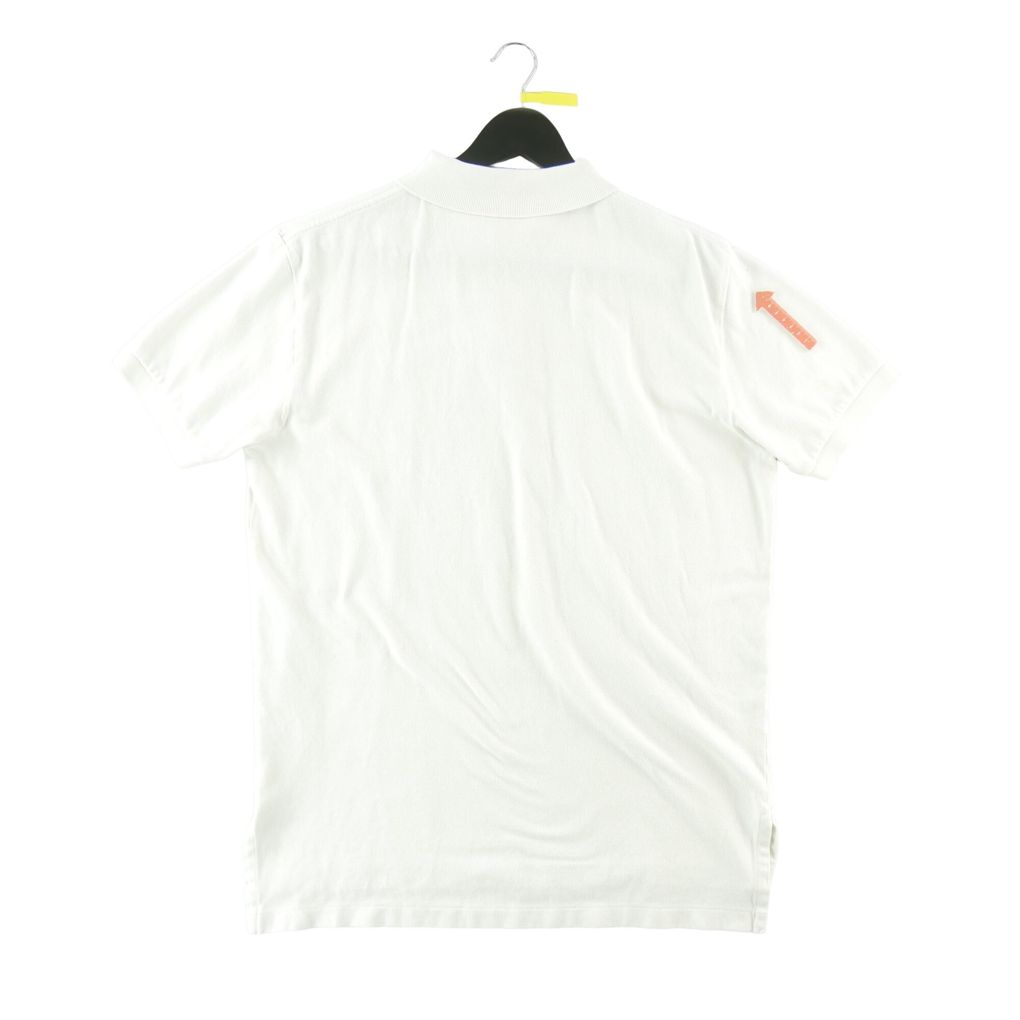 Seconde vie - Polo manches courtes Homme  Blanc - Bon état 6/7