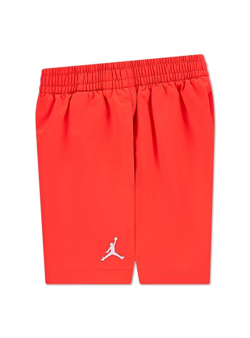 Pantalones cortos para Niño Jordan Jumpman  Rojo 3/4