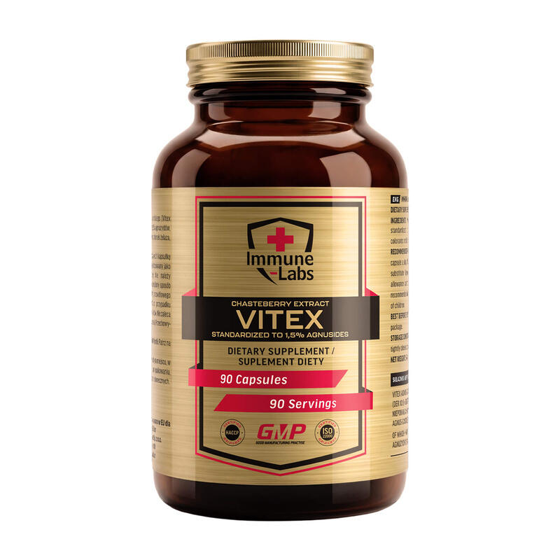 Immune Labs VITEX Chasteberry Extract 500mg 1,5% 90 Caps
