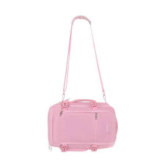 Sac à dos 20 litres rose, format bagage à main, pour les voyages et le vélo 3/7