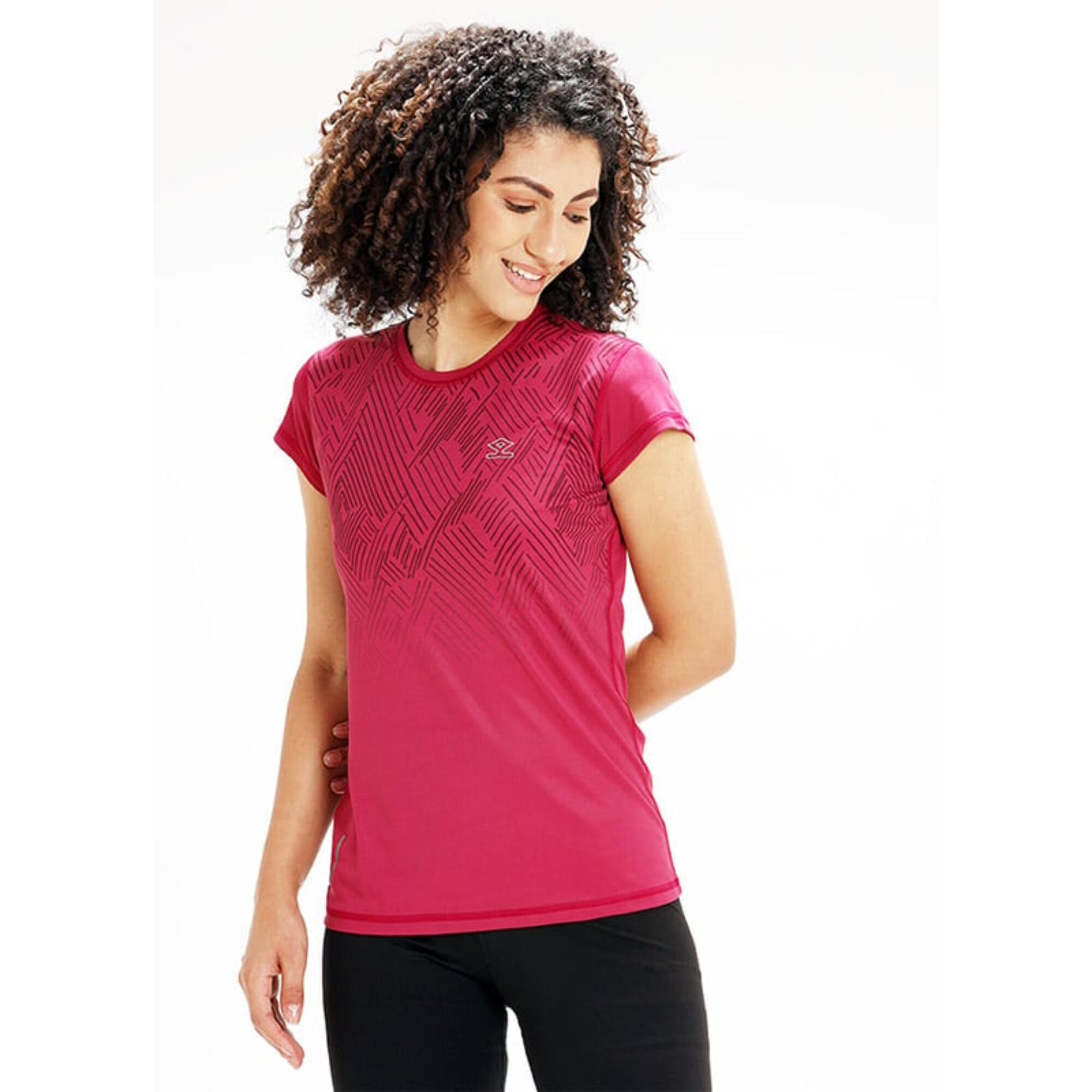 Shrey Womens Graphic Short Sleeve Shirt