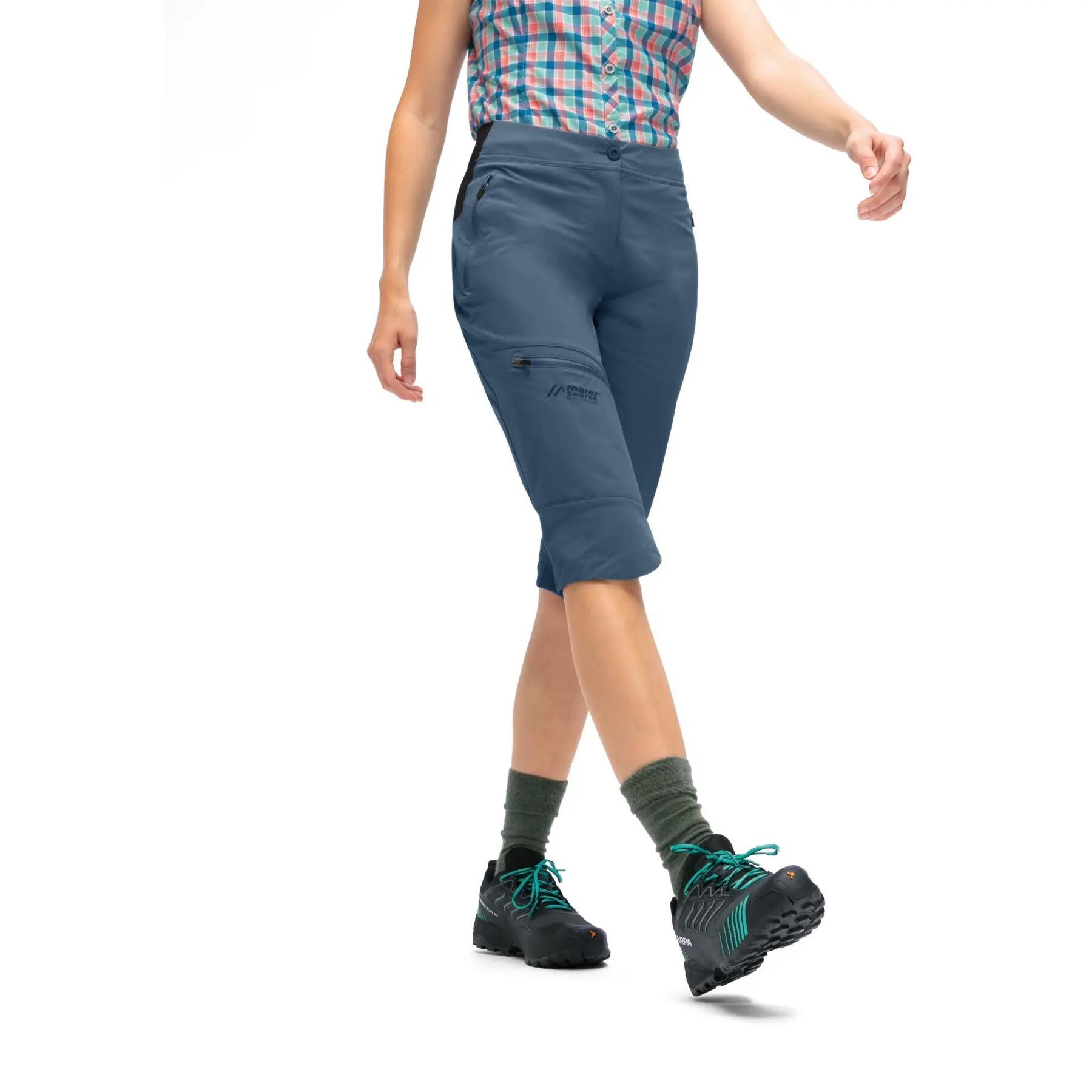 Pantalon de randonnée slim femme Maier Sports Capri Vario 2/5