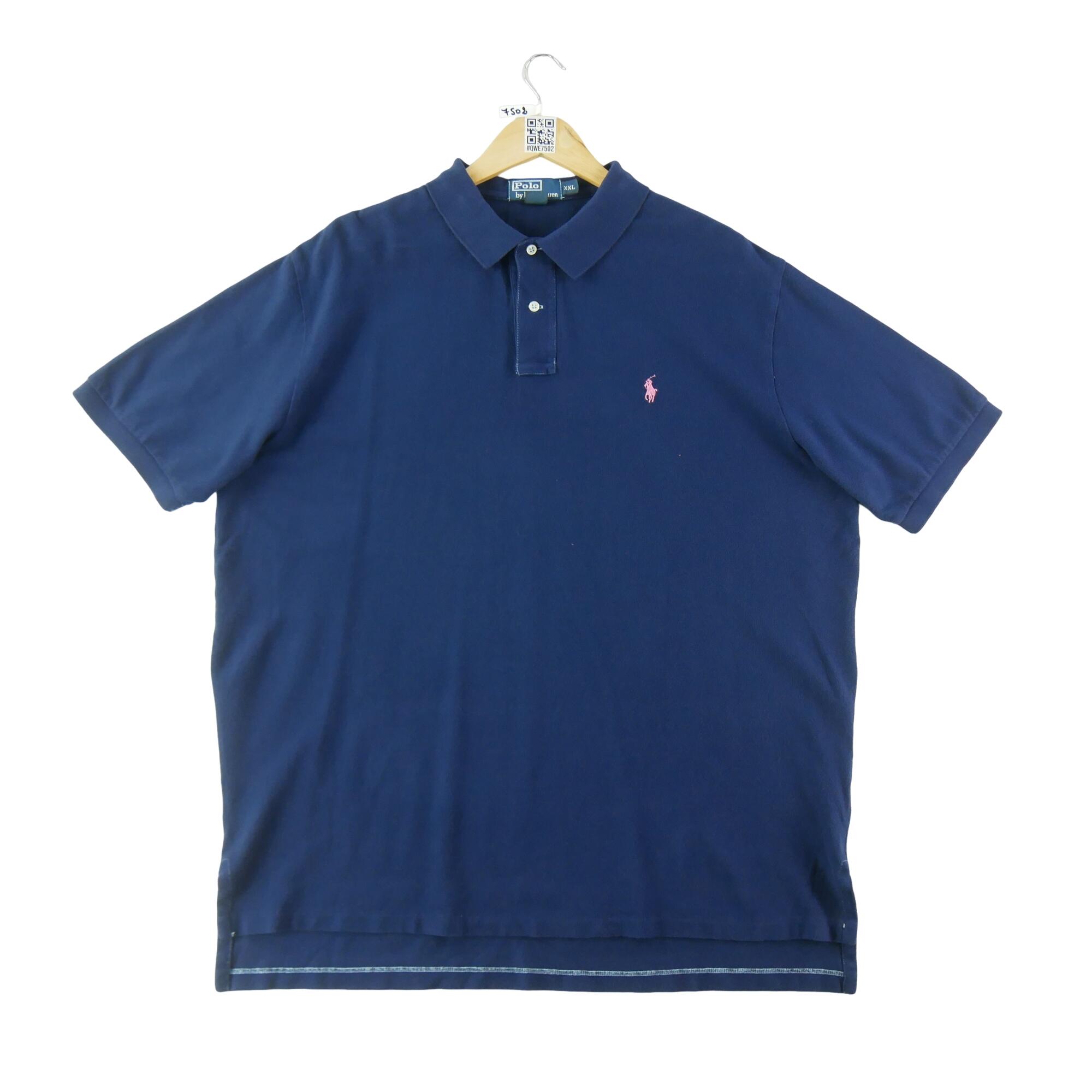 Second hand - Polo uomo maniche corte blu Polo Ralph Lauren - Stato eccellente 2/5