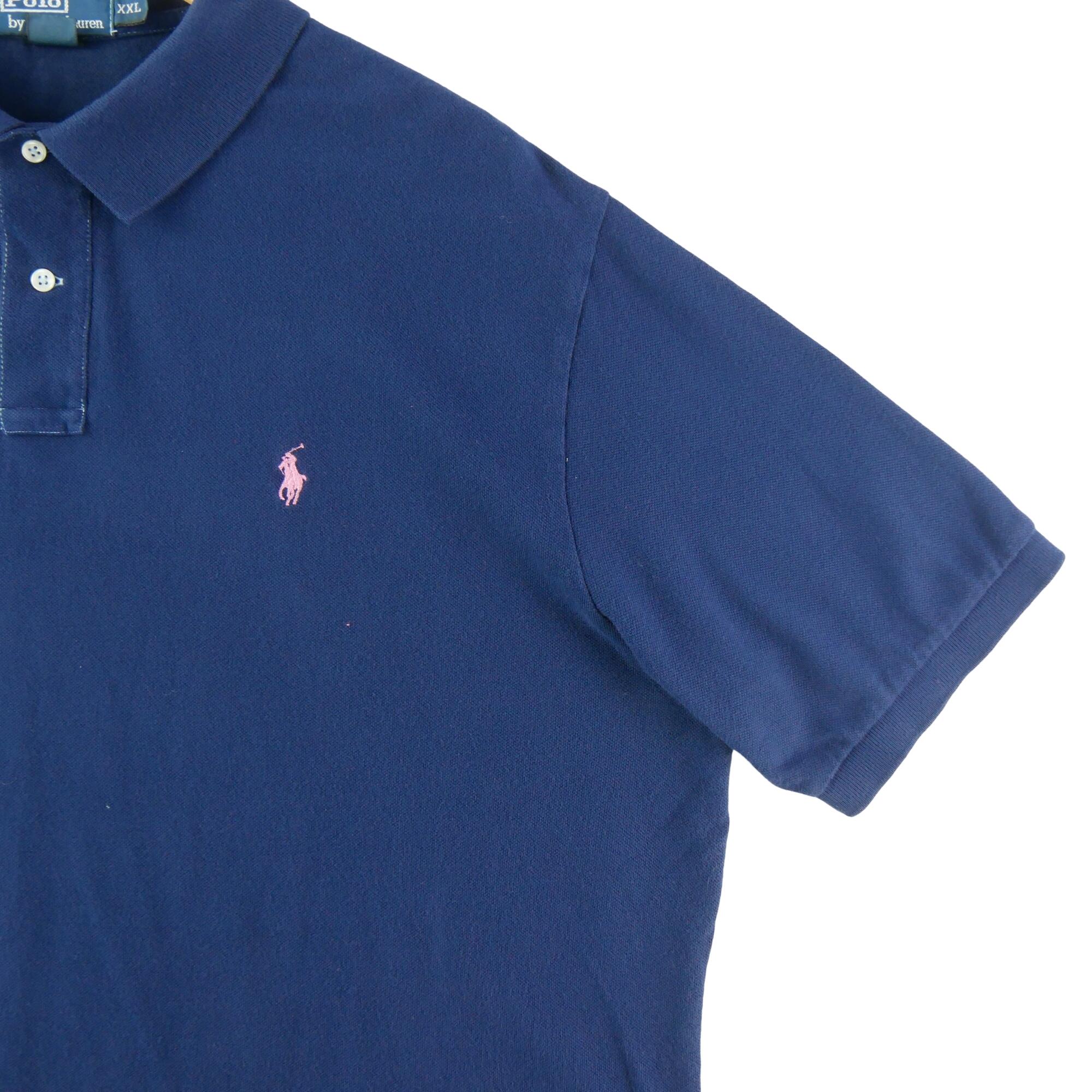 Second hand - Polo uomo maniche corte blu Polo Ralph Lauren - Stato eccellente 4/5
