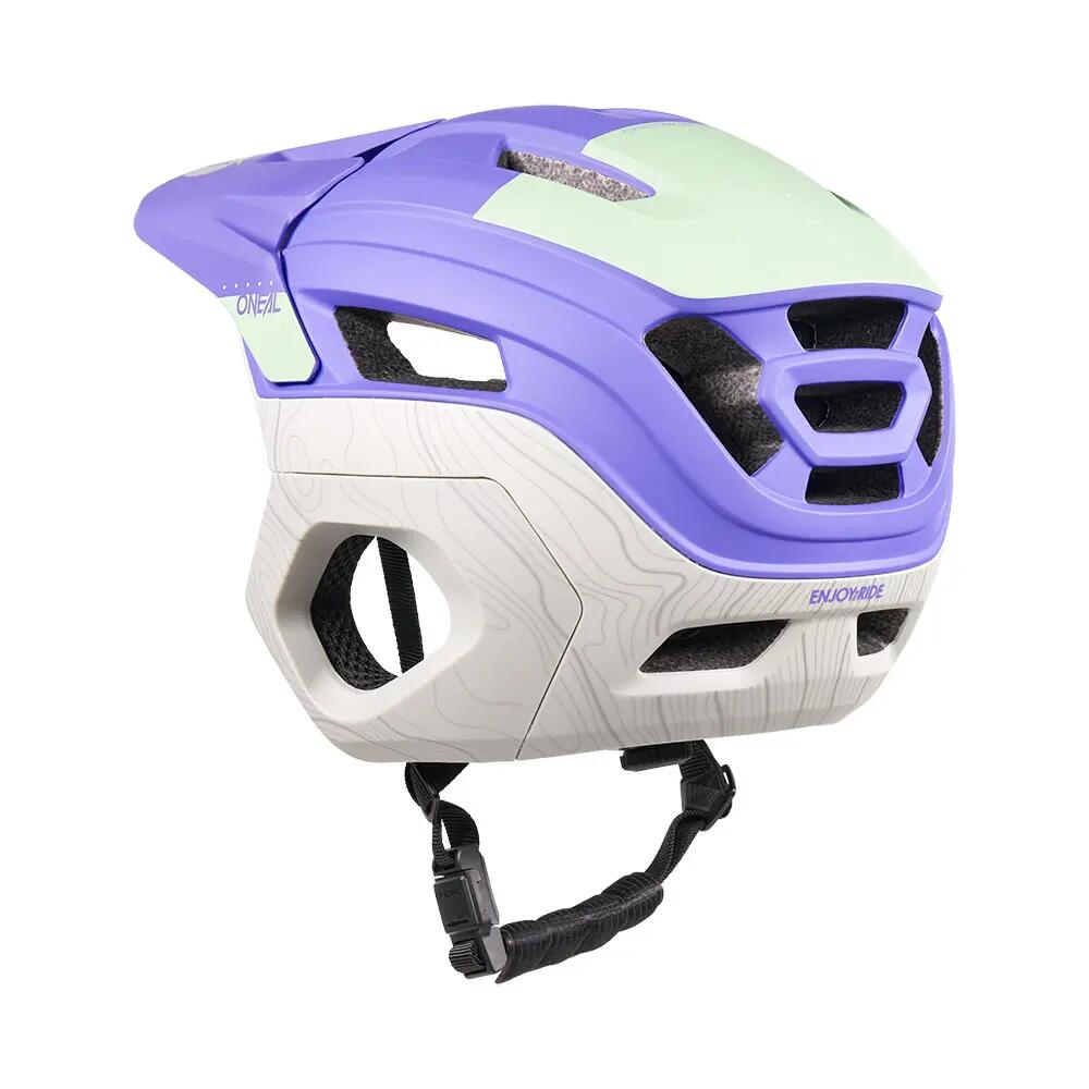 Casco da mountain bike TRAPPER EVO, viola 2/5