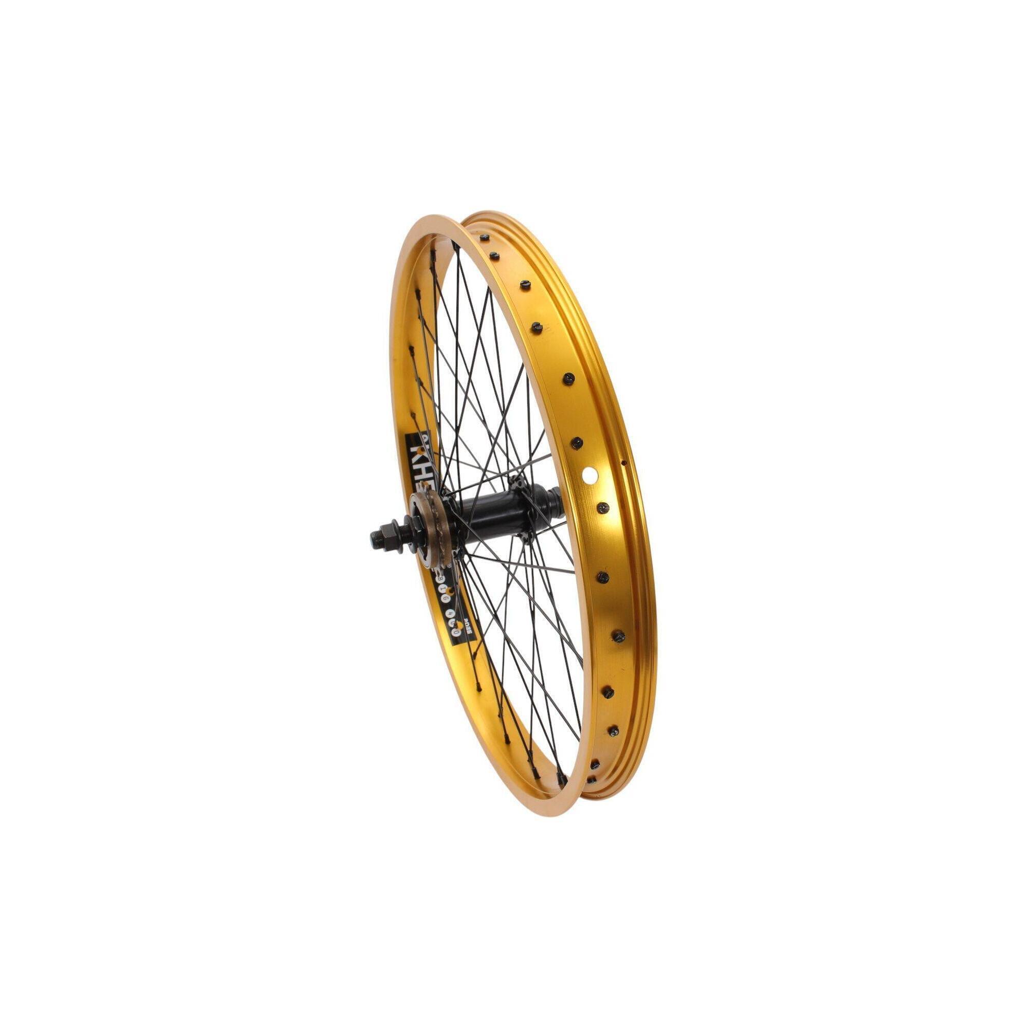 Roată spate BMX KHE PRISM 20 inch aurie