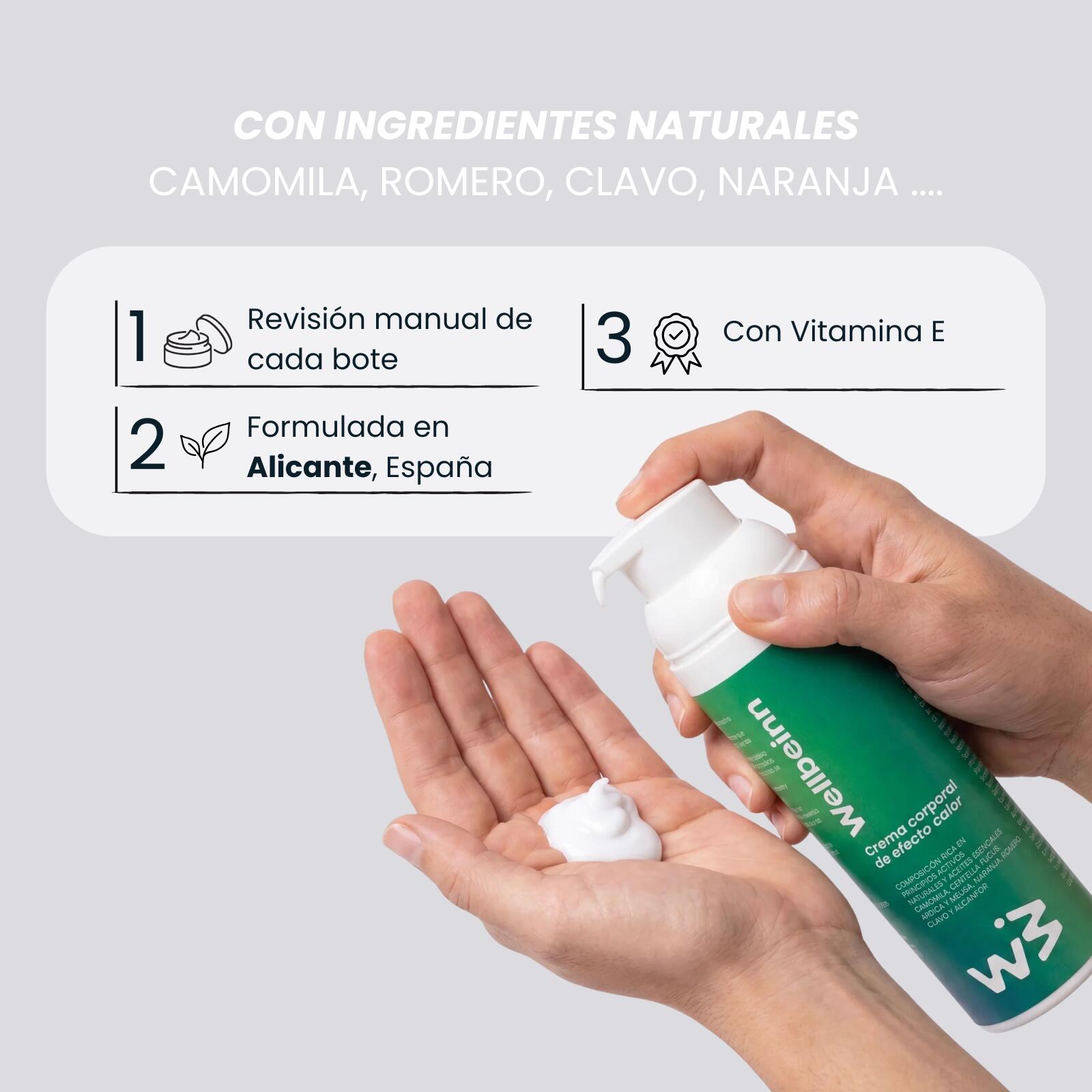WELLBEINN Gel Efecto Calor 100 ml, Confort Muscular 3/6