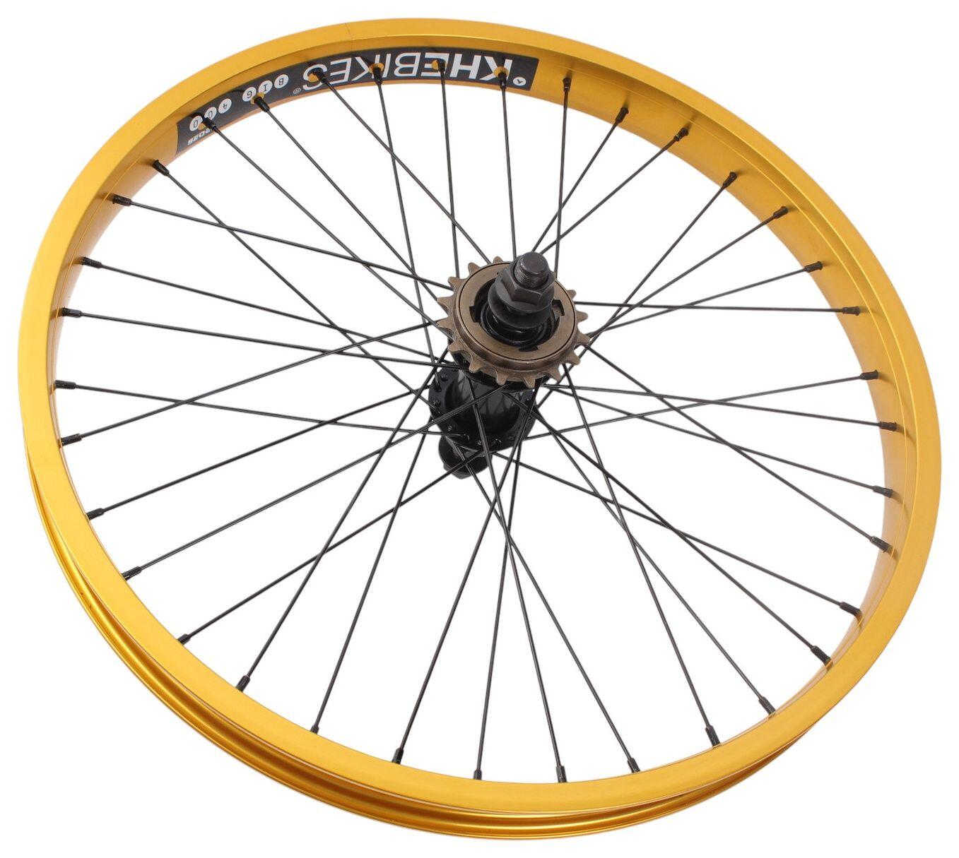Roue arrière BMX KHE PRISM 20 pouces or 5/5