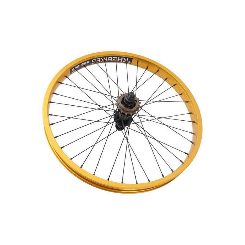 Roată spate BMX KHE PRISM 20 inch aurie