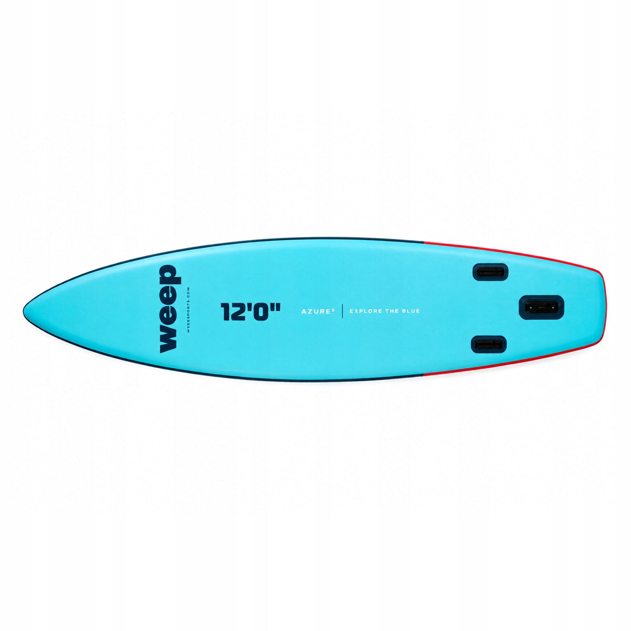 Deska Sup Do Pływania Weep Azure2 Dmuchana Pompowana Akcesoria 365 cm 12" 3/7
