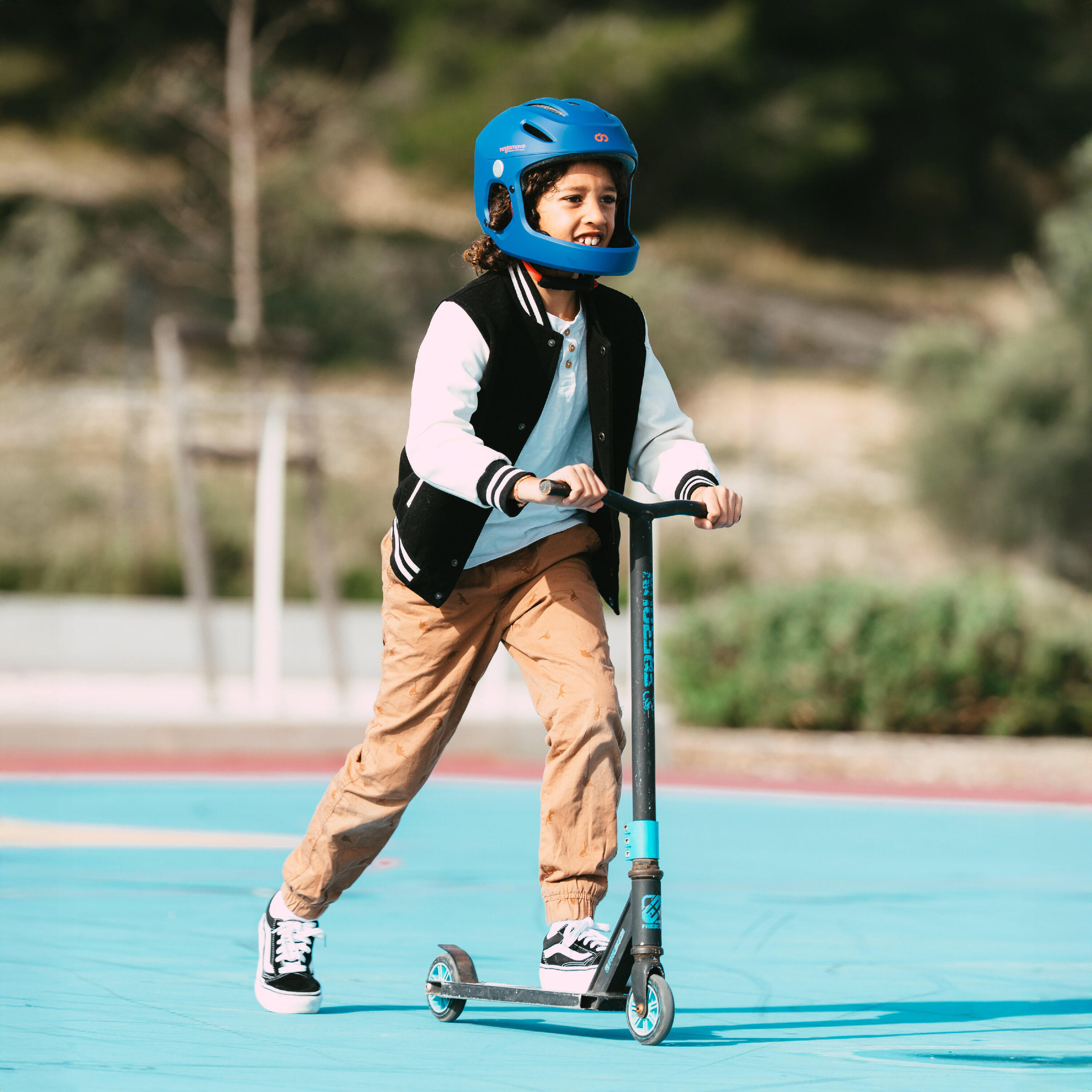 Virgo Kid Mips Blue - Full-face helmet for children 6/7