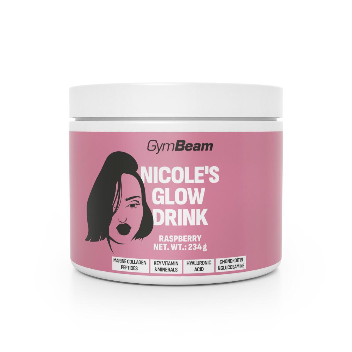 Napój kolagenowy Nicole‘s Glow Drink proszek malina 234 g